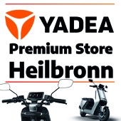 Yadea Premium Store Heilbronn, Yadea G5 kaufen, Yadea C1 kaufen Ihr Service und Vertiebspartner vor Ort